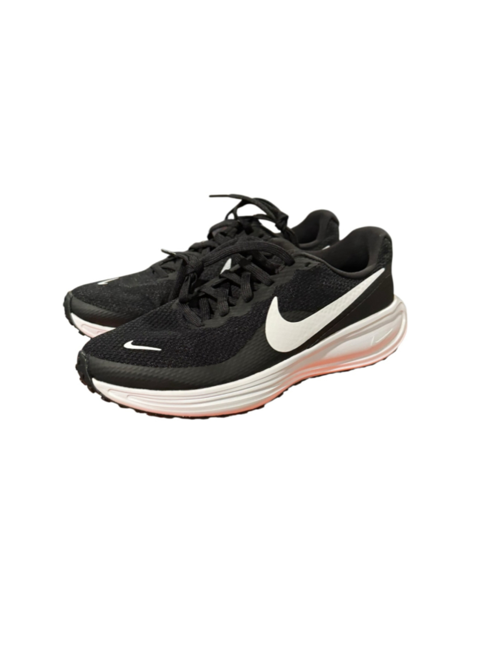 Women's Nike Revolution 8 Sneakers Black White Size 9